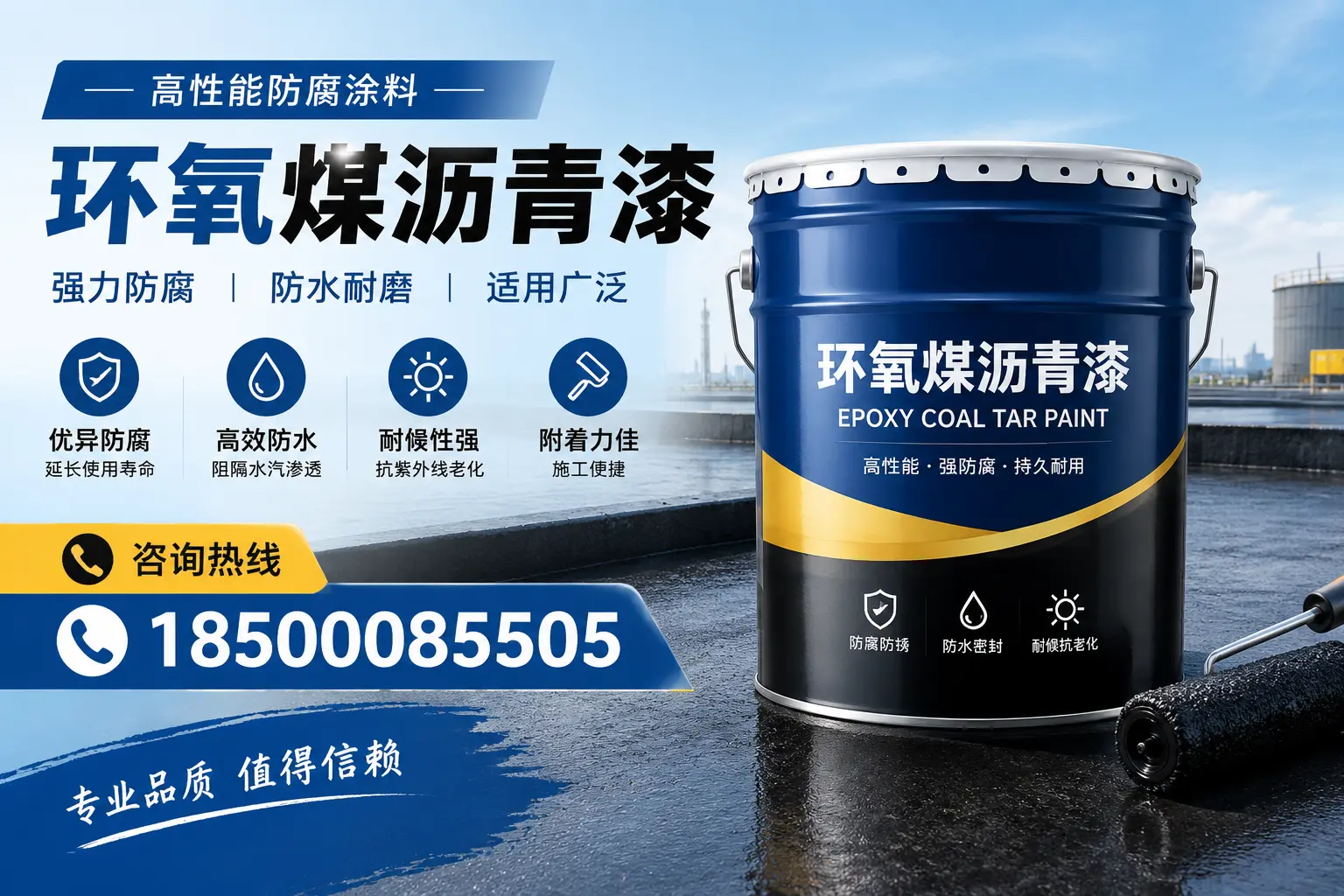 环氧煤沥青漆的主要成分与功能，温县用户深度了解